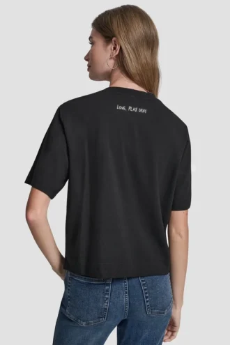 T-shirt z nadrukiem graficznym „Notebook Scribble” z 1989 r.