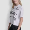 T-shirt z nadrukiem graficznym „Notebook Scribble” z 1989 r.