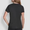 T-shirt z nadrukiem motocyklowym i ćwiekami