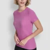 T-shirt z potrójnym logo z cyrkonią
