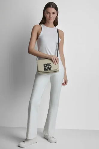 Torba na ramię w stylu torebki listonoszki z logo Nicole
