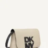 Torba na ramię w stylu torebki listonoszki z logo Nicole