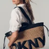 Torba Shopper z logo Bardot z rafii