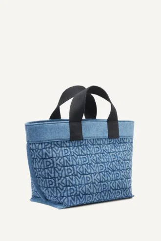 Torba torebki Listonoszki Brady z logo z dżinsu
